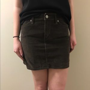 Brown Corduroy Midi